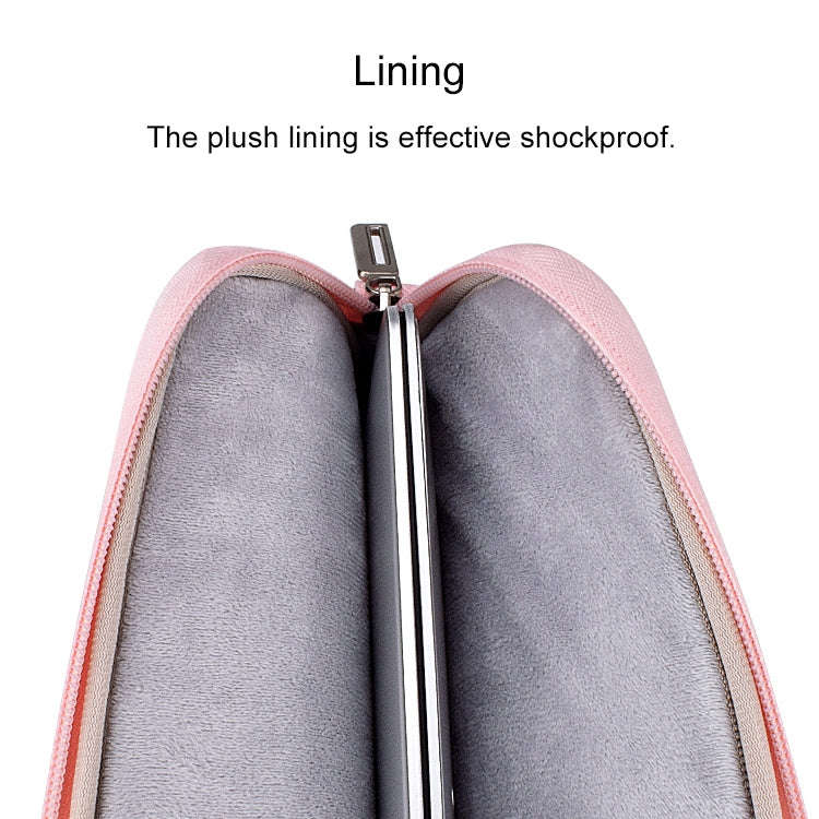 ST08 Handheld Briefcase Carrying Storage Bag with Shoulder Strap for 14.1 inch Laptop(Grey)