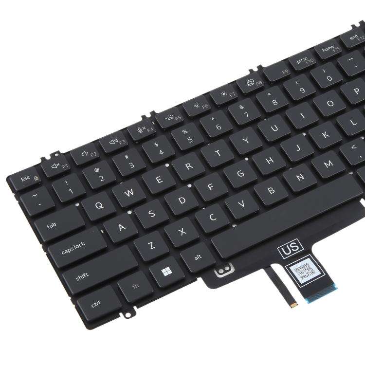 US Version Backlit Laptop Keyboard for Dell Latitude 3540 5520 5521 5530 5531 5540(Black)
