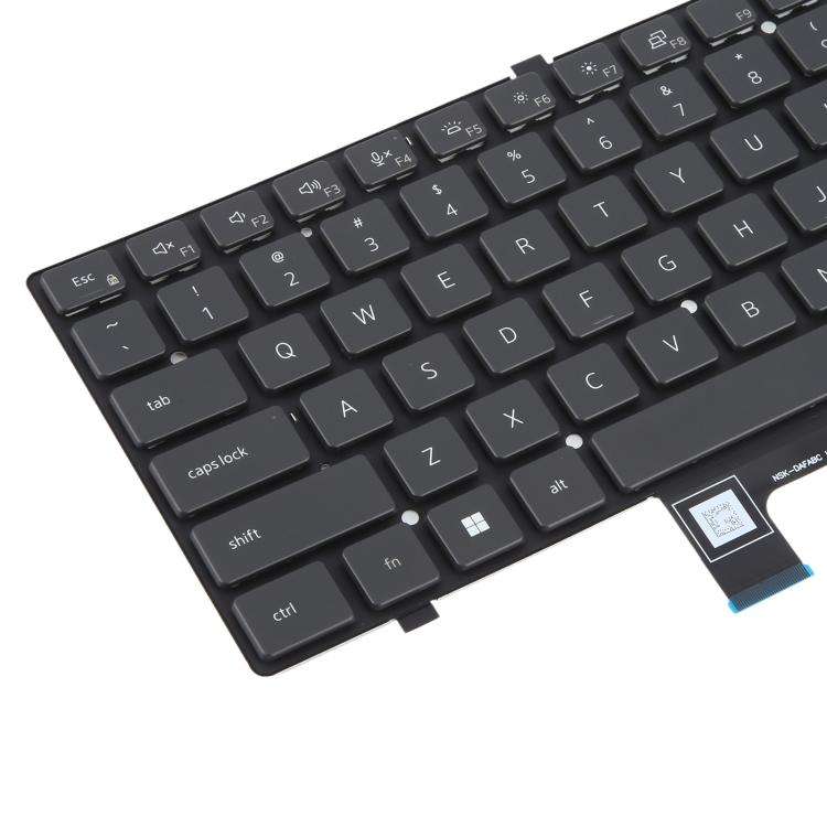 US Version Backlit Laptop Keyboard for Dell Latitude 7340 7440 7640(Black)
