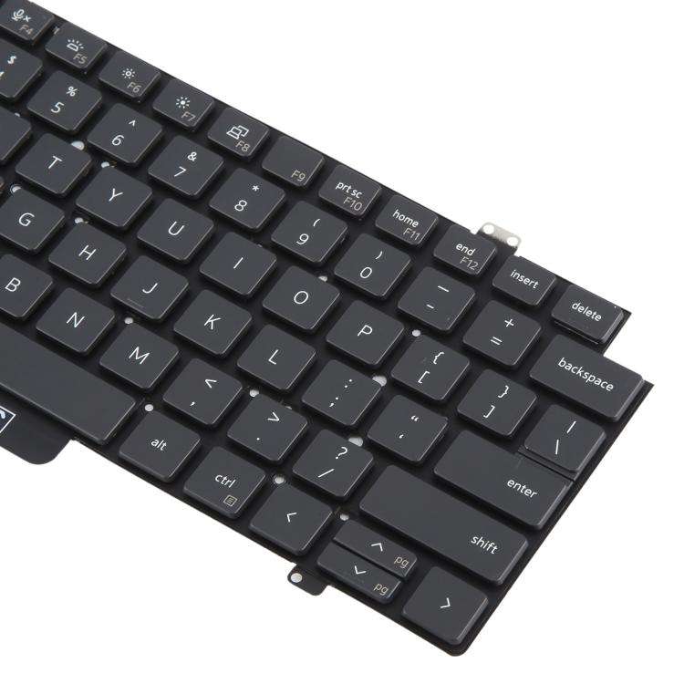 US Version Backlit Laptop Keyboard for Dell Latitude 7420 5420(Black)