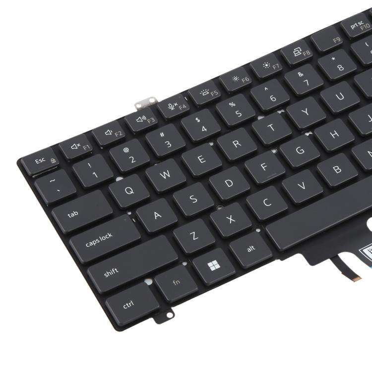 US Version Backlit Laptop Keyboard for Dell Latitude 7420 5420(Black)