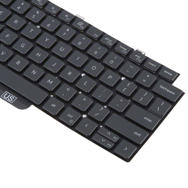US Version Backlit Laptop Keyboard for Dell Latitude 5320 7320(Black)