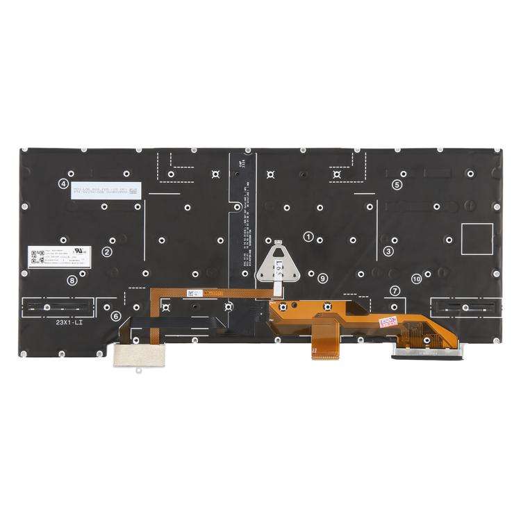 US Version Backlit Laptop Keyboard for Lenovo Thinkpad X1C X1 carbon Gen12 2024(Black)