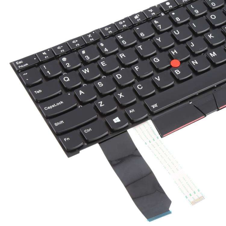 US Version Backlit Laptop Keyboard with Pointing for Lenovo Thinkpad E480 E485 E490 E495 E490S L3...