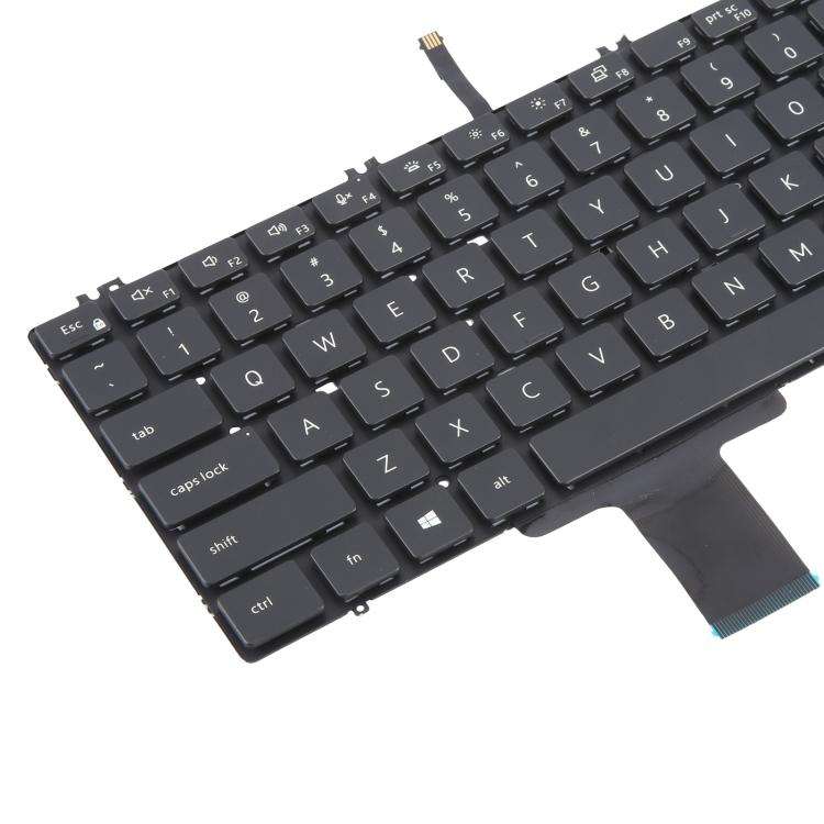 US Version Laptop Keyboard for Dell Precision 7550 7750 7560 7760(Black)