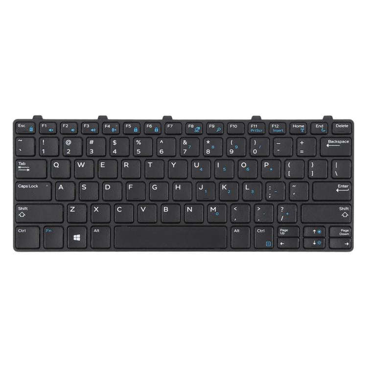 US Version Laptop Keyboard for Dell Latitude 3180 3189 3380(Black)