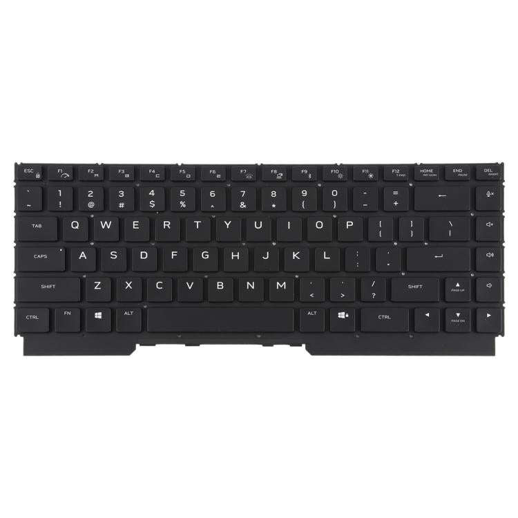 US Version Colorful Backlit Laptop Keyboard for DELL Alienware M15 R5 M15 R6 M15 R7(Black)