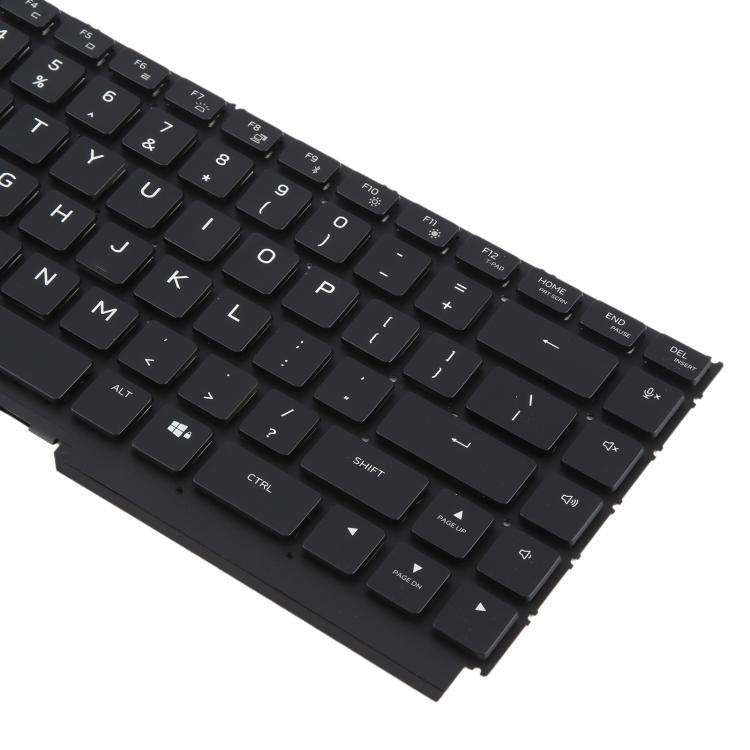US Version Colorful Backlit Laptop Keyboard for DELL Alienware M15 R5 M15 R6 M15 R7(Black)