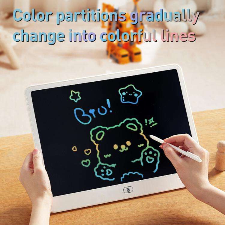 Children LCD Writing Tablet Color Screen Drawing Board, Style:13 inch Black