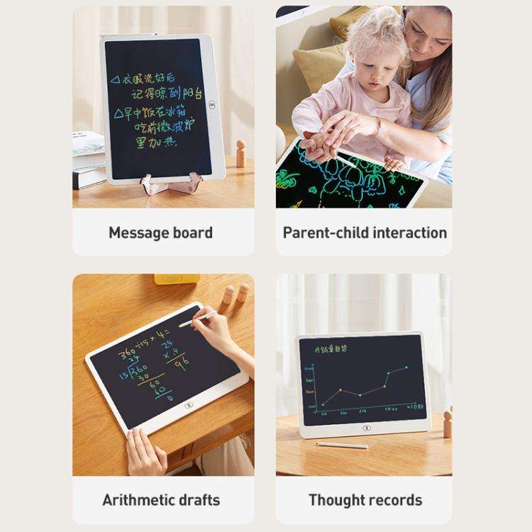 Children LCD Writing Tablet Color Screen Drawing Board, Style:13 inch Black