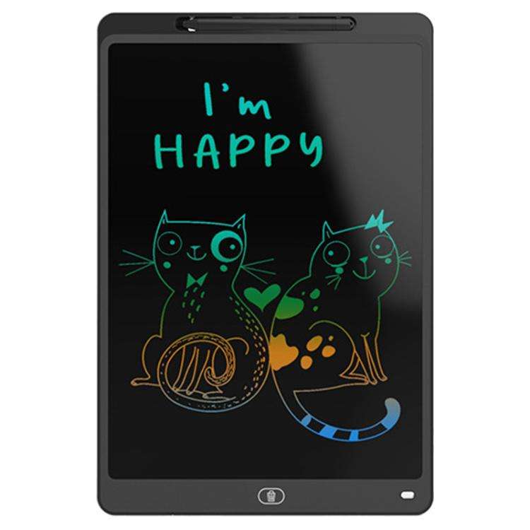Children Drawing Graffiti Board LCD Writing Tablet, Style:16 inch Black / Color Writing