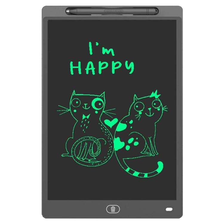 Children Drawing Graffiti Board LCD Writing Tablet, Style:20 inch Black / Green Writing