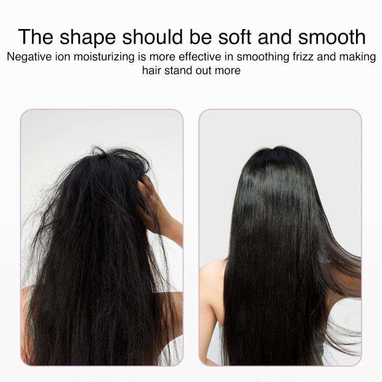 K-SKIN KD382S Negative Ion Hair Care Type-C Wireless Hair Straightening Comb(Black)