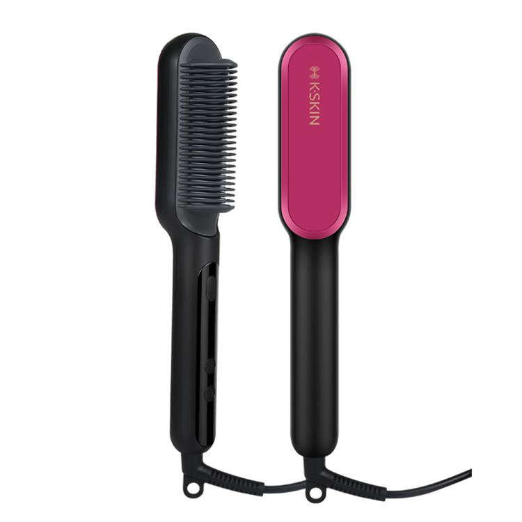 K-SKIN KD3800 PTC Heating Hair Straightening Curler Comb Iron(US Plug)