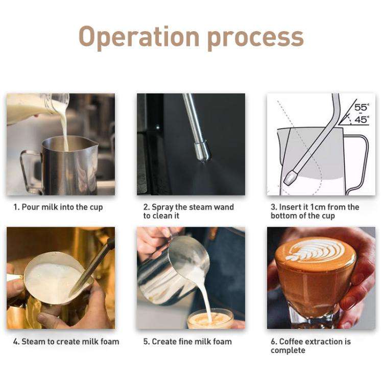 Stainless Steel Milk Frother Coffee Machine Steam Nozzle For Barsetto, 3-hole