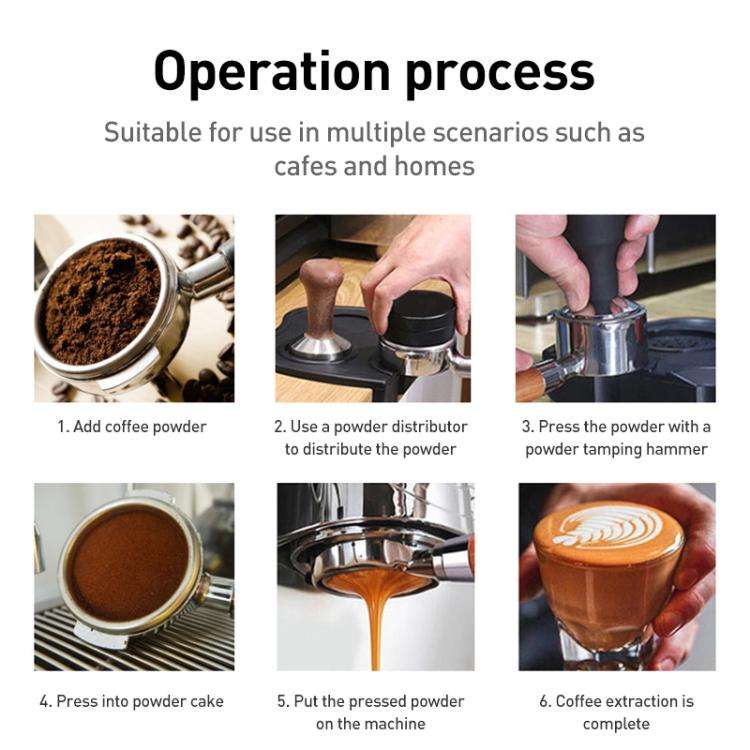 54mm Coffee Machine Handle Dosing Cup Mug Coffee Powder Feeder For Breville 8 Series(Silver)