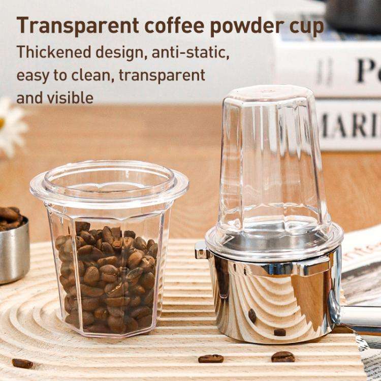 51mm Thickened PC Dosing Cup for Coffee Grinder(Transparent)