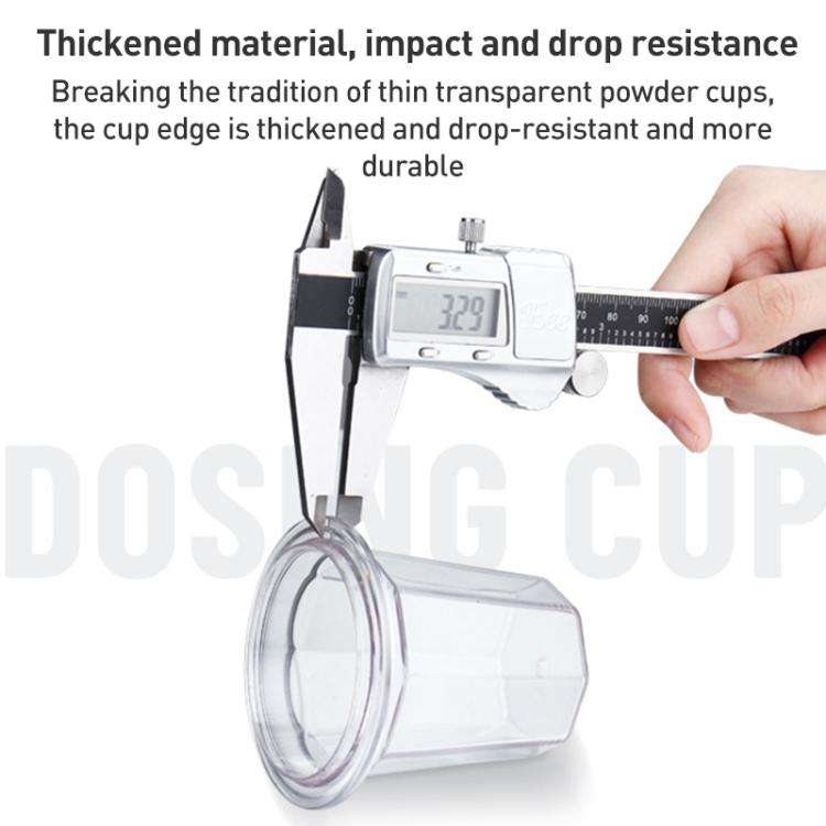 51mm Thickened PC Dosing Cup for Coffee Grinder(Transparent)
