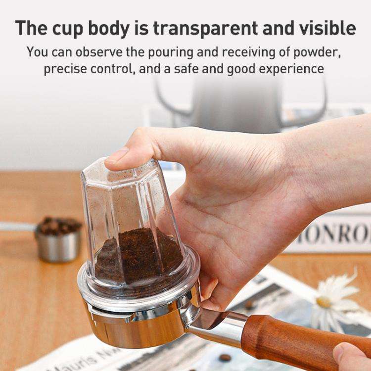 51mm Thickened PC Dosing Cup for Coffee Grinder(Transparent)