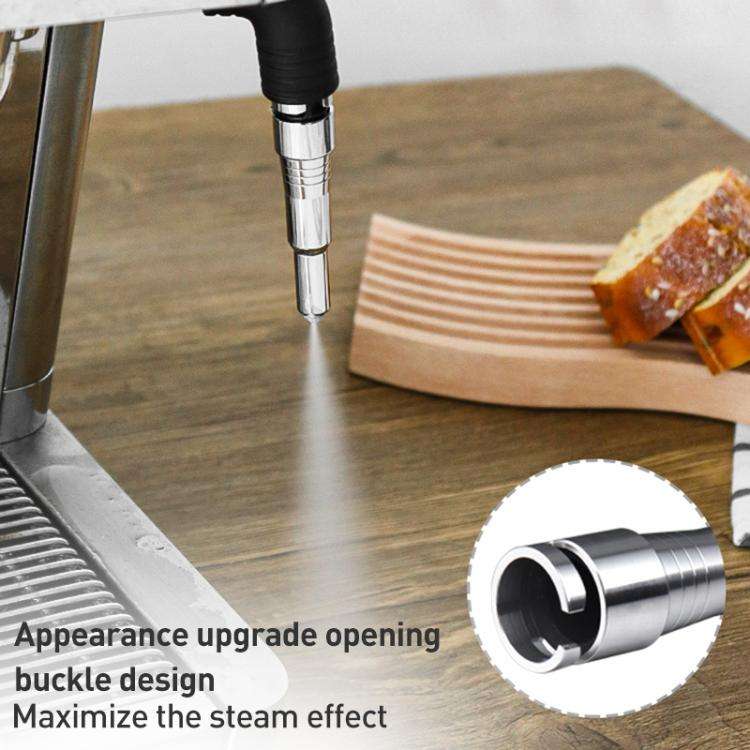 For Delonghi Coffee Machine A3 Snap-on Nozzle Stainless Steel Steam Wand Nozzle(Silver)