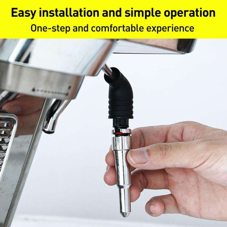 For Delonghi Coffee Machine A3 Snap-on Nozzle Stainless Steel Steam Wand Nozzle(Silver)