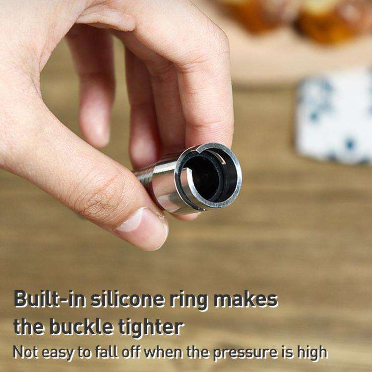 For Delonghi Coffee Machine A3 Snap-on Nozzle Stainless Steel Steam Wand Nozzle(Silver)