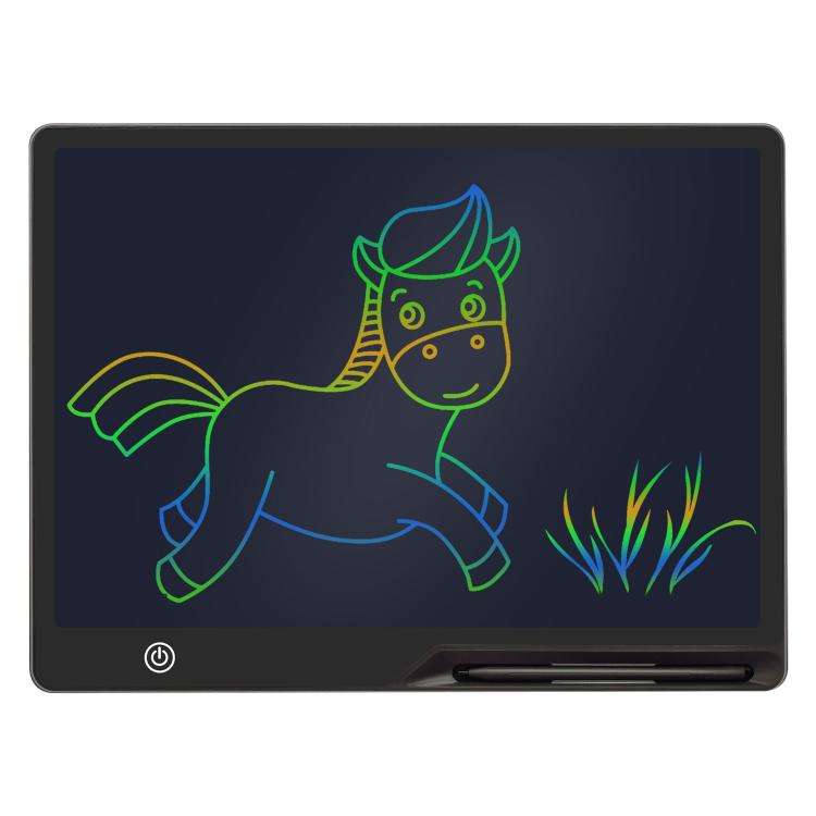 16 inch Rechargeable Children Drawing Board LCD Writing Tablet, Style:Black / Color Writing