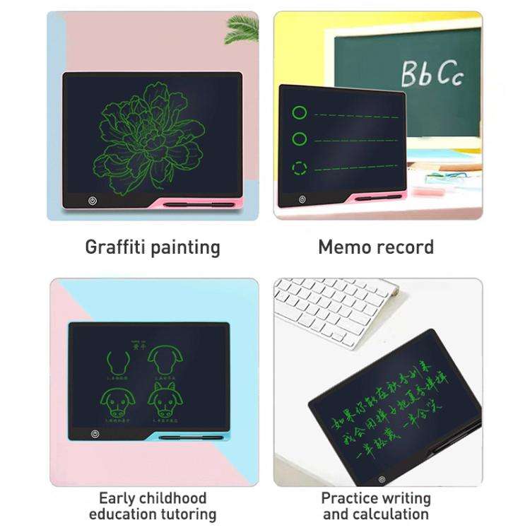 16 inch Rechargeable Children Drawing Board LCD Writing Tablet, Style:Blue / Color Writing