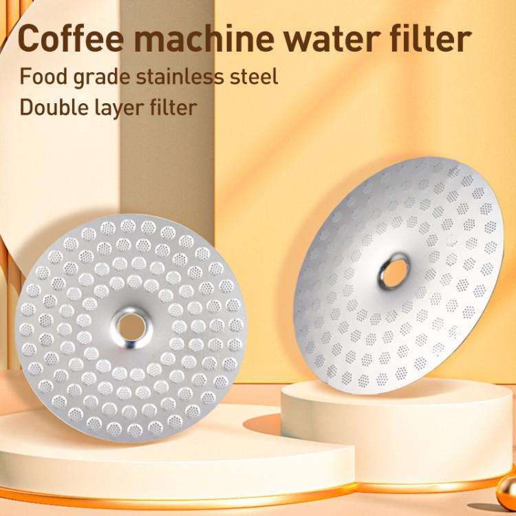 Stainless Steel Shower Screen Espresso Extraction Filter Mesh for Breville 980 / 990(Silver)