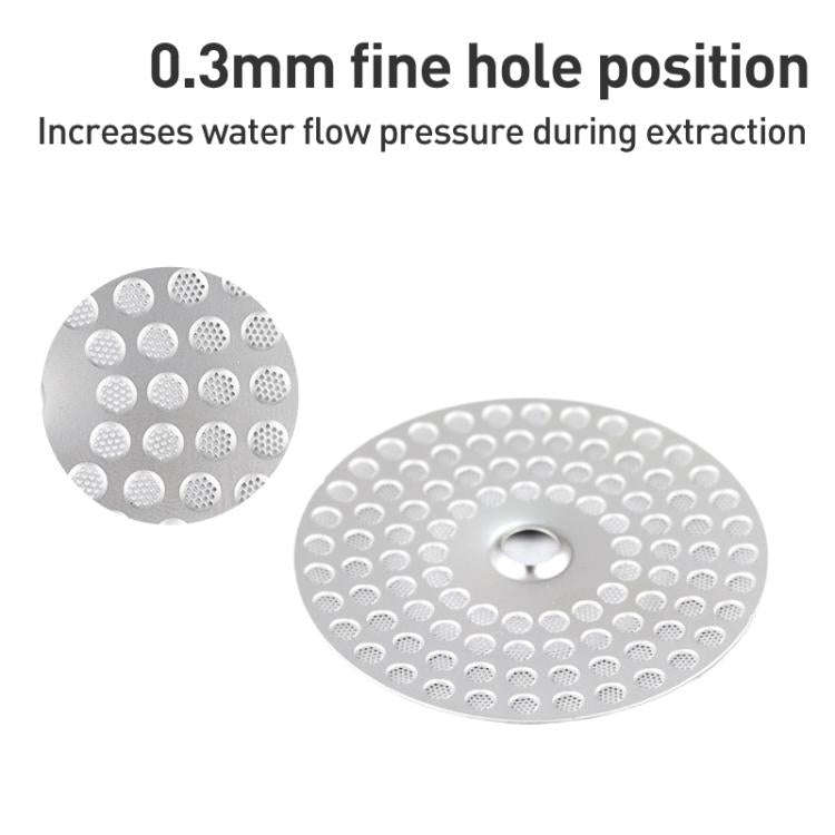 Stainless Steel Shower Screen Espresso Extraction Filter Mesh for Breville 980 / 990(Silver)