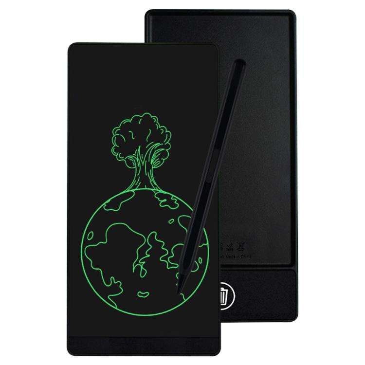 Simple Full Screen LCD Drawing Board Writing Tablet, 6.5 inch Black / Green Thin Writing