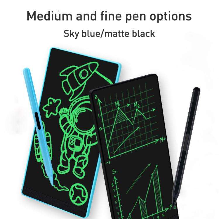 Simple Full Screen LCD Drawing Board Writing Tablet, 6.5+6.0 inch Black / Color Writing
