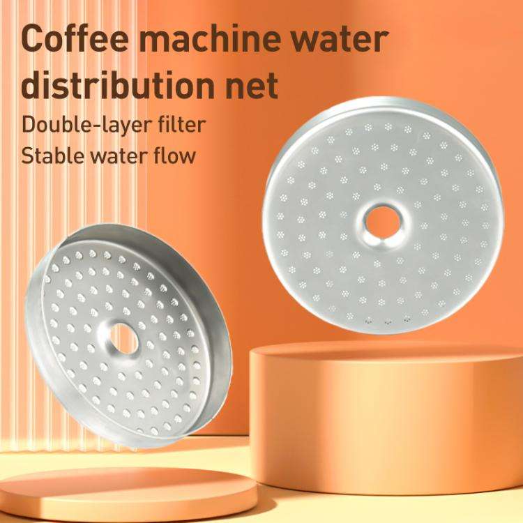Stainless Steel Shower Screen Espresso Extraction Filter Mesh for Breville 8 Series(Silver)