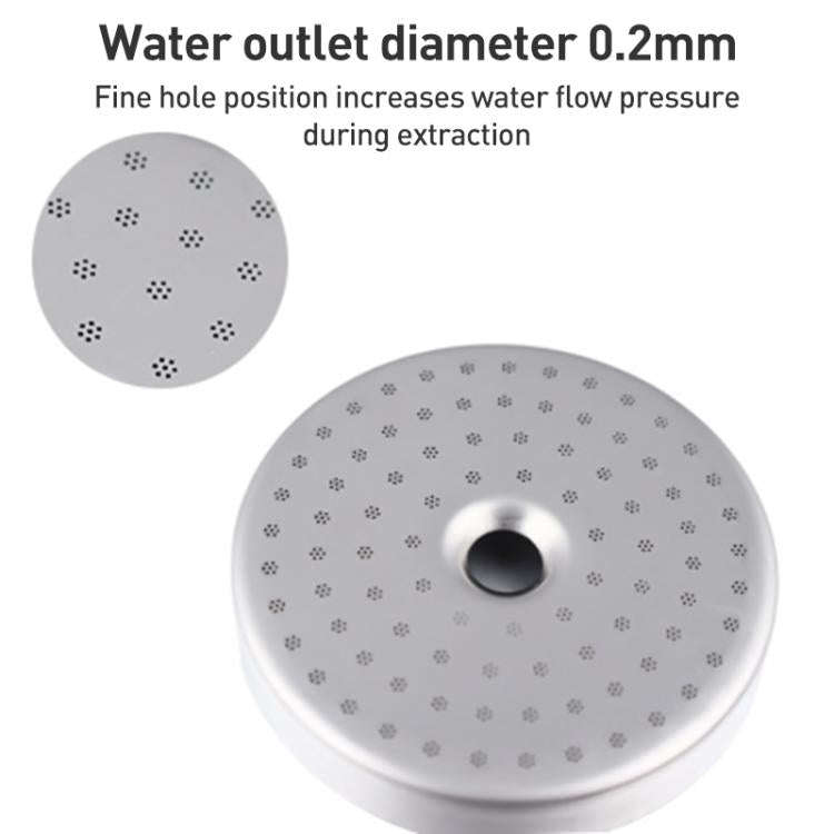 Stainless Steel Shower Screen Espresso Extraction Filter Mesh for Breville 8 Series(Silver)