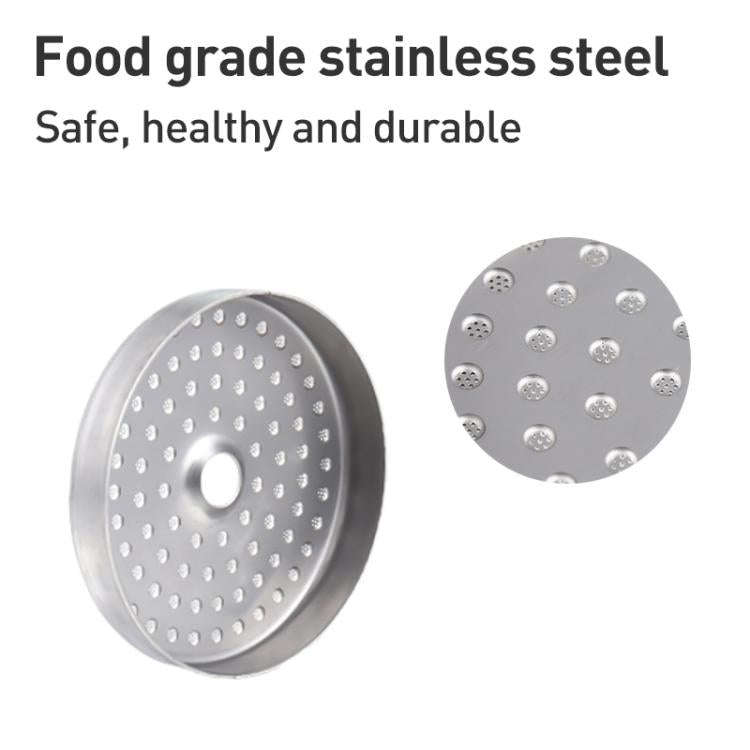 Stainless Steel Shower Screen Espresso Extraction Filter Mesh for Breville 8 Series(Silver)