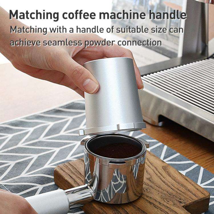 For DeLonghi 9 Series Coffee Machine Handle Dosing Cup Mug Coffee Powder Feeder(Silver)