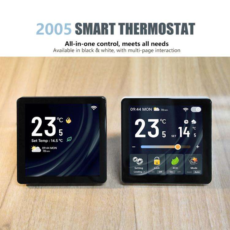 BHT-2005GALW Water Heating WiFi 4 inch Screen Smart Thermostat(Black)