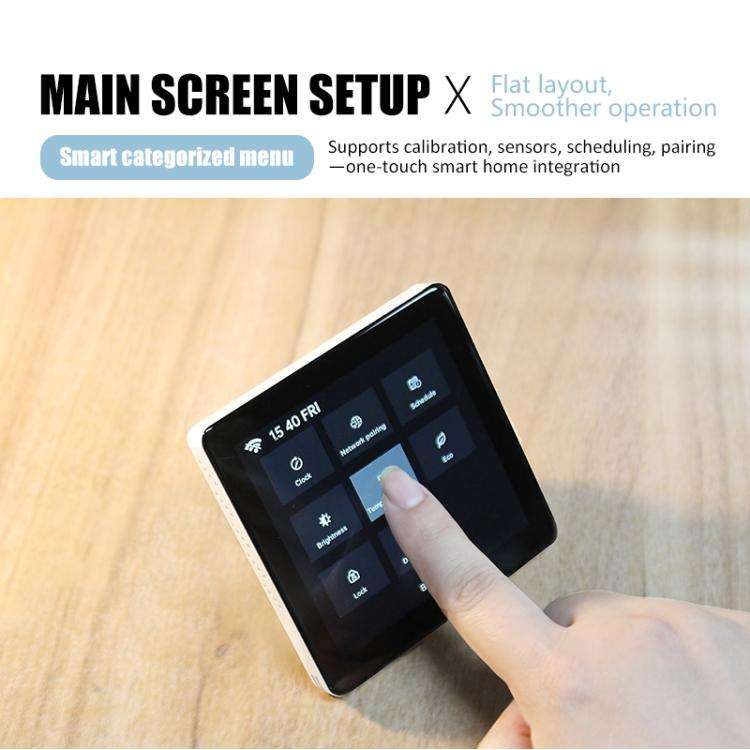 BHT-2005GALW Water Heating WiFi 4 inch Screen Smart Thermostat(Black)