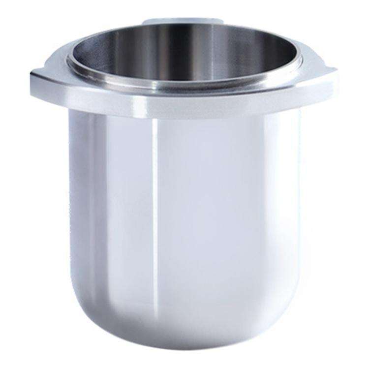 54mm Compatible Type Coffee Machine Handle Stainless Steel Dosing Cup Mug Coffee Powder Feeder Fo...