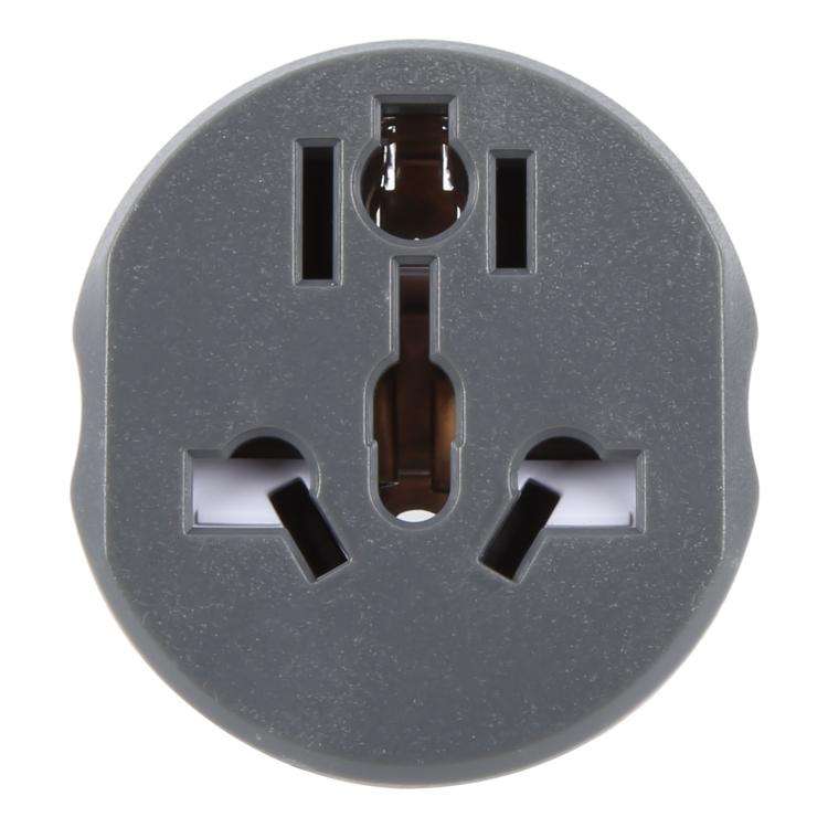 WN-18 German EU Plug Global Travel Adapter Socket(Black White)