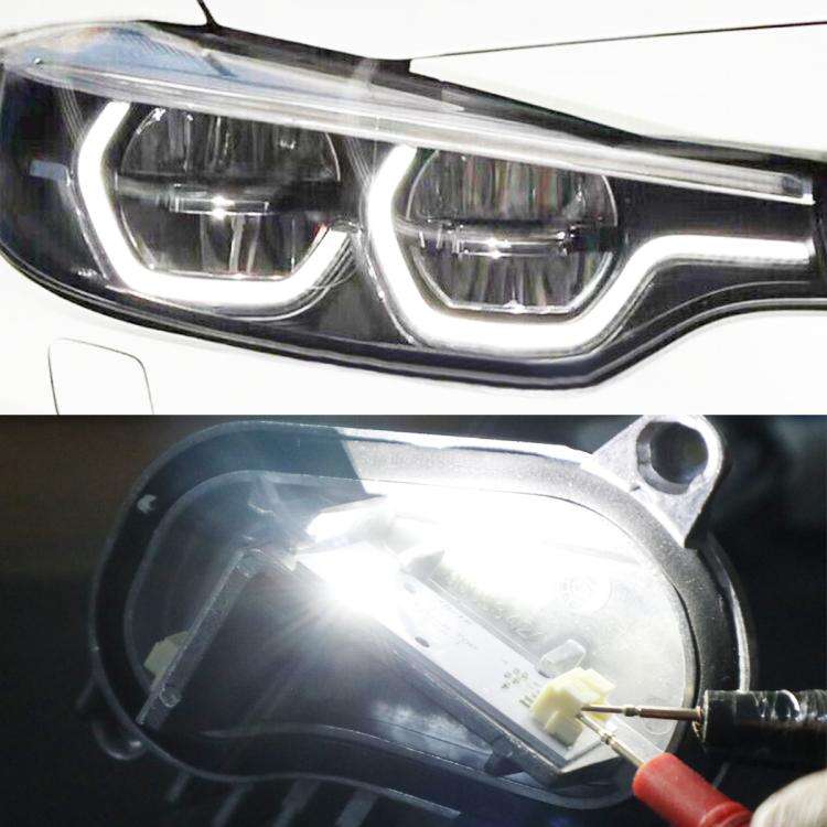 For BMW 4 Series F32 Car Left LED Daytime Running Light Angel Eyes 63117493229(Amber Light)