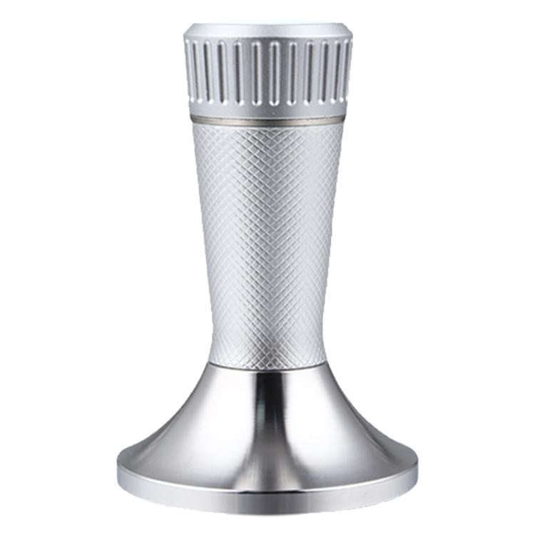 53.3mm Mesh Texture with Needle Coffee Powder Pressing Hammer Stainless Steel Cloth Powder(Silver)