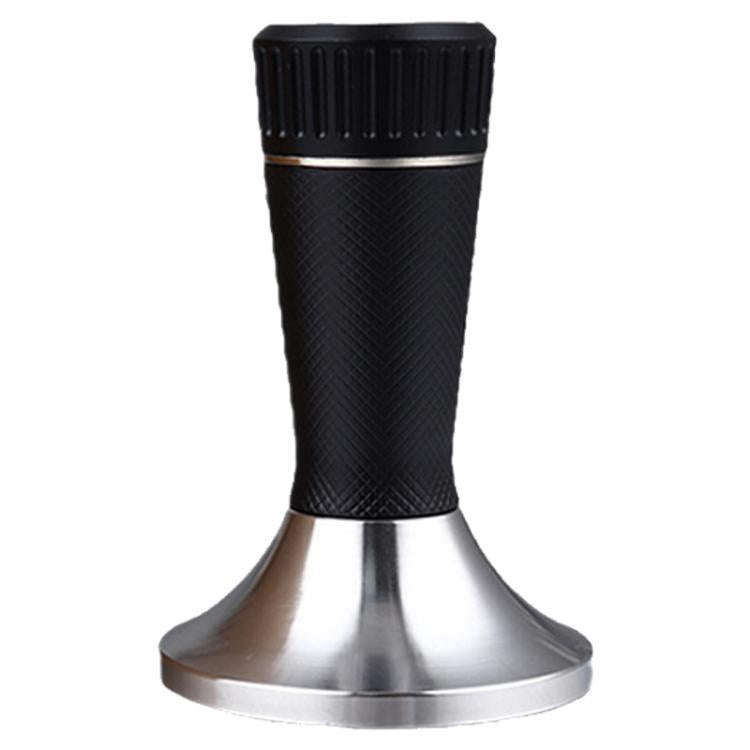 58.3mm Mesh Texture Coffee Powder Pressing Hammer Stainless Steel Cloth Powder(Black)