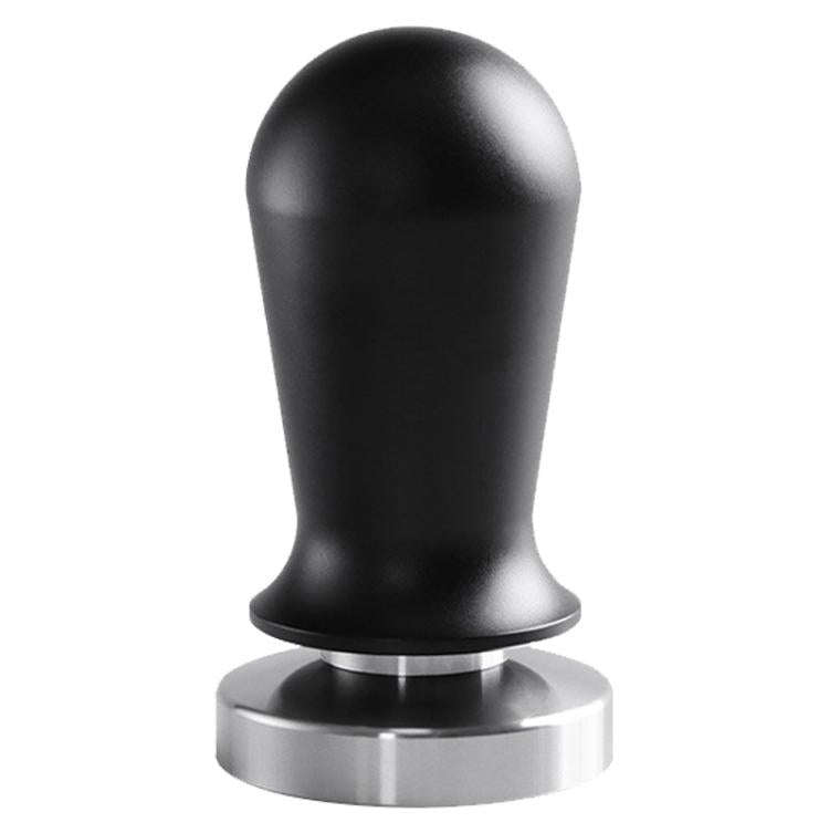 Stainless Steel Coffee Powder Hammer Pressure Powder Tampon, Size:51mm Black