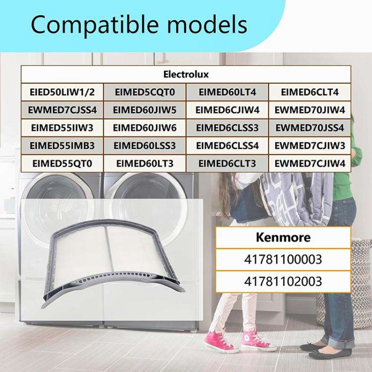 Dryer Lint Filters, Model:137623900