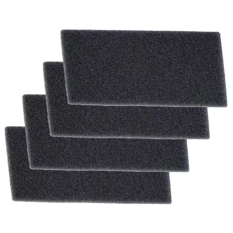 4pcs Dryer Filter Sponge Filter For Bauknecht Whirlpool HX 481010354757(Black)