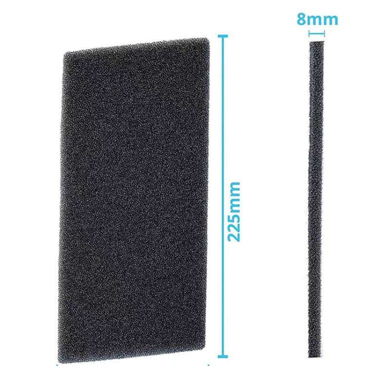 4pcs Dryer Filter Sponge Filter For Bauknecht Whirlpool HX 481010354757(Black)