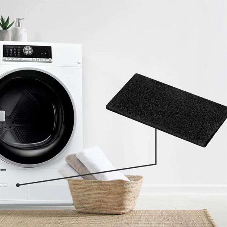 4pcs Dryer Filter Sponge Filter For Bauknecht Whirlpool HX 481010354757(Black)