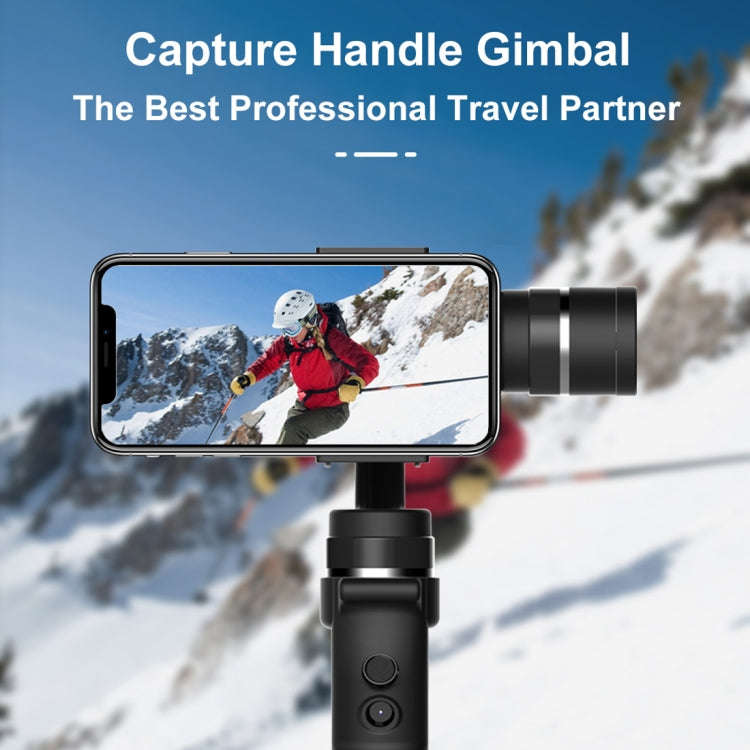 Funsnap Capture1 Outdoor Live Video Triaxial Handheld Gimbal Shooting Stabilizer(Black)