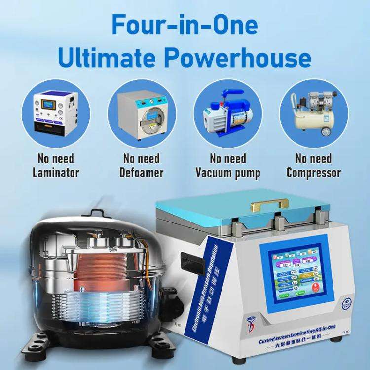 YYD YD-639 UV Curing Laminating Defoaming All-in-One, Plug:US Plug